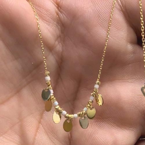 عقد ذهب عيار 18 وزن 2.04