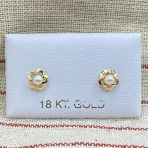 حلق اطفال طبي ذهب عيار 18 وزن 0.1