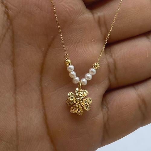 عقد ذهب عيار 18 وزن 1.71