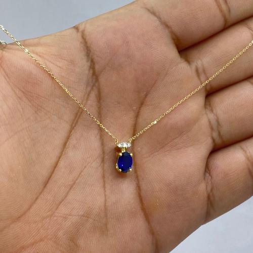 عقد ذهب عيار 18 وزن 2.23