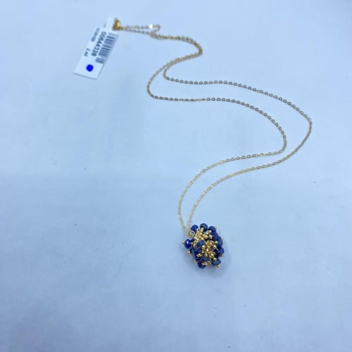 عقد ذهب عيار 18 وزن 2.44