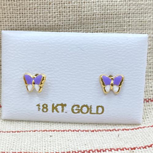 حلق اطفال طبي ذهب عيار 18 وزن 0.1