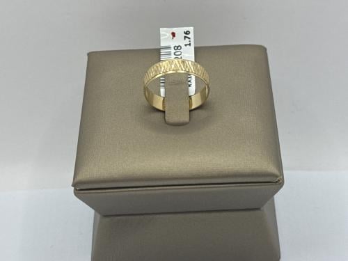 خاتم دبلة ذهب عيار 18 وزن 1.76