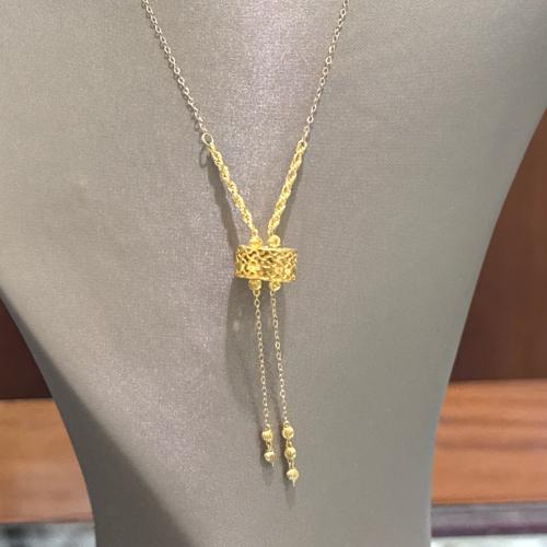 عقد ذهب عيار 21 وزن 2.3