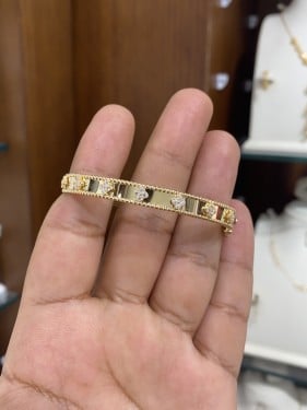 سوارة ذهب عيار 18 وزن 13.84