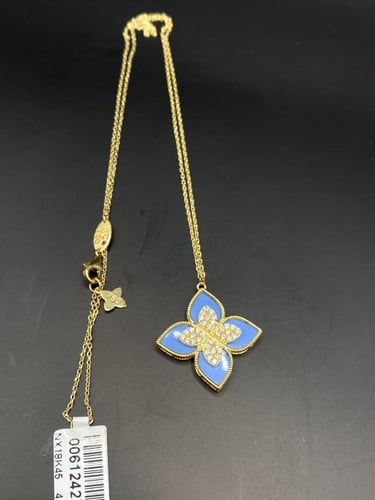 عقد ذهب عيار 18 وزن 4.81