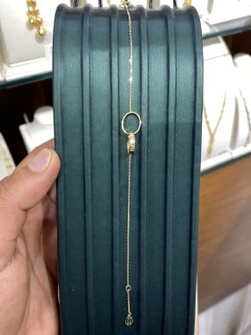 سوارة ذهب عيار 18 وزن 3.10