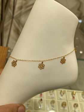 خلخال ذهب عيار 21 وزن 2.15