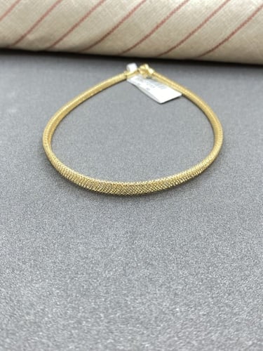 سوارة مطاطية ذهب عيار 18 وزن 1.66