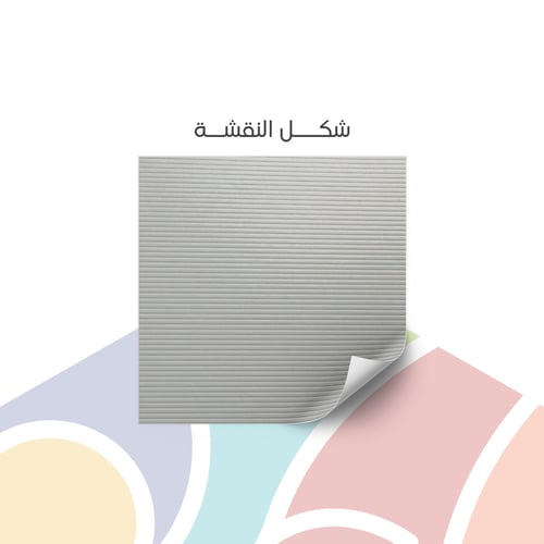 037 - ورق جوجو نقش مخطط 300g