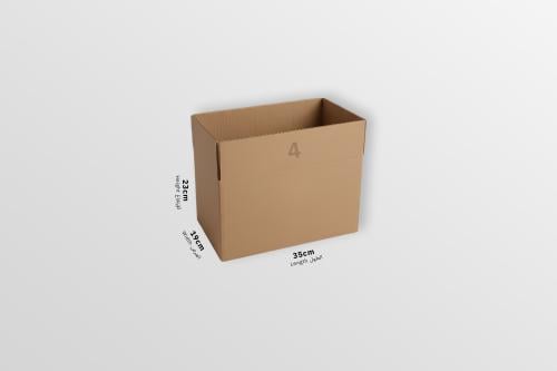 4 - كرتون شحن 35×19×23