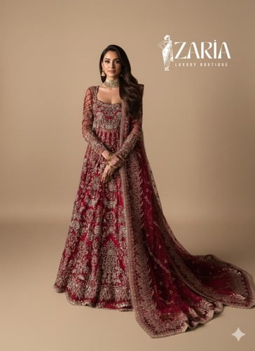 فستان هندي ياقوتة