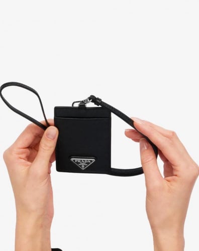 PRADA حامل بطاقات جلد 'سافيانو ماستر كوالتي