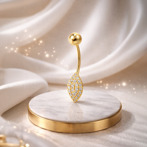 بيرسنق ذهب عيار 18 تصميم السنبلة