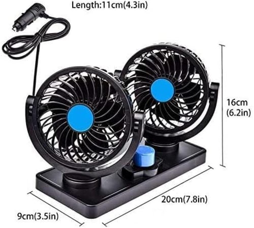 مروحة مزدوجة قابلة للدوران