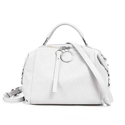 حقيبة جلد أزرق راقي من Zency بمقبض علوي للسيدات