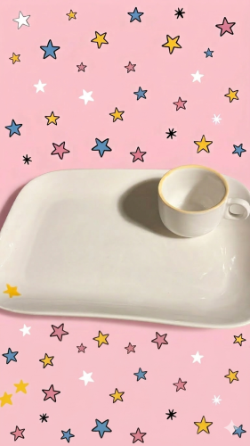 Cup and plate set ceramic from your design