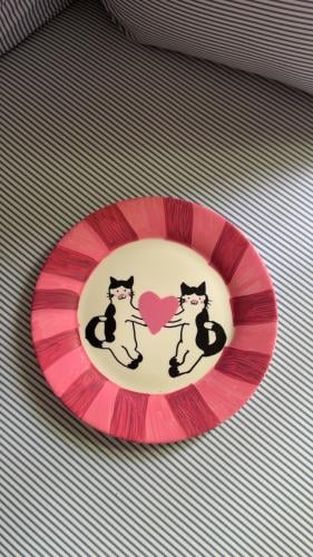 Round plate