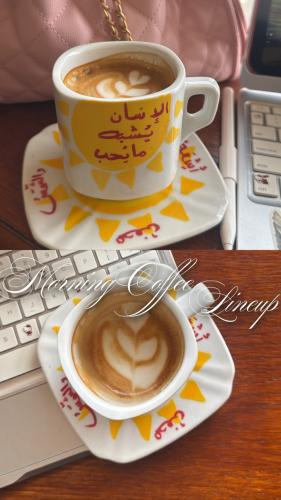 A cup of coffee (the human resembles what he loves...