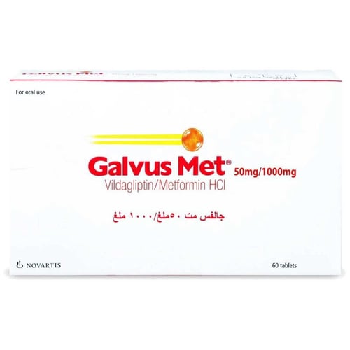 Galvus Met 50/1000mg 60 Tablet