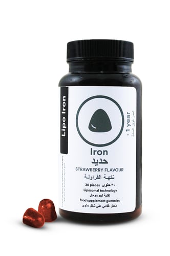 Lipo Iron Strawberry Flavour 30 Gummies