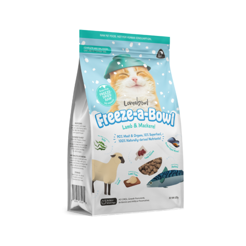 Loveabowl Freeze Cat Dry Food with Lamb & Mackerel