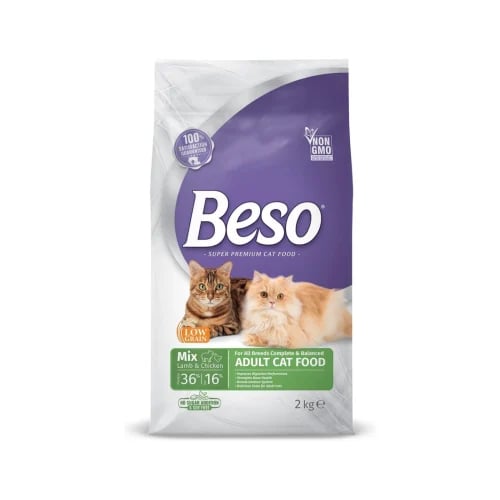 Beso Mix Adult Cat Dry Food with Lamb & Chicken