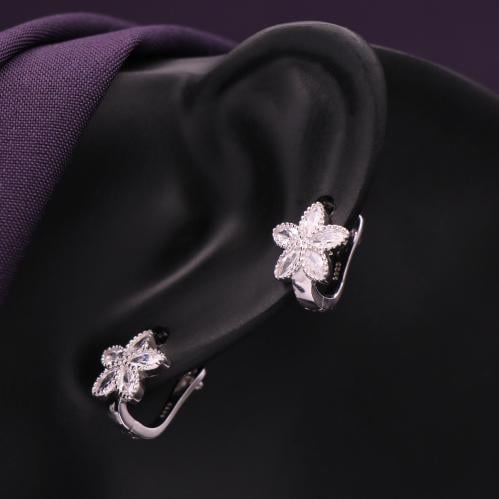 حلق فضة نسائي عيار 925