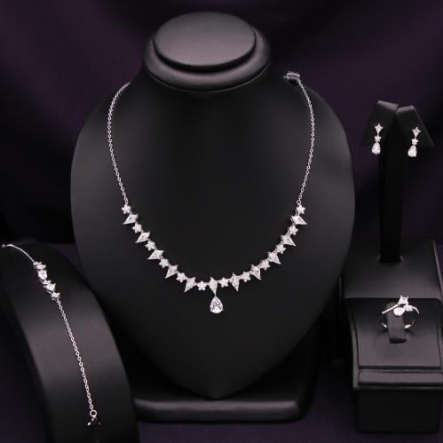 طقم فضة نسائي عيار 925