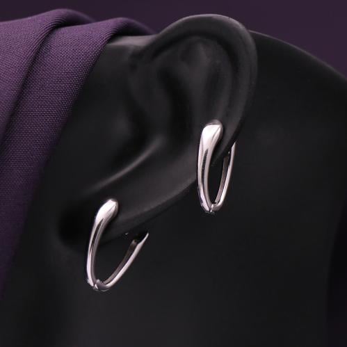 حلق فضة نسائي عيار 925