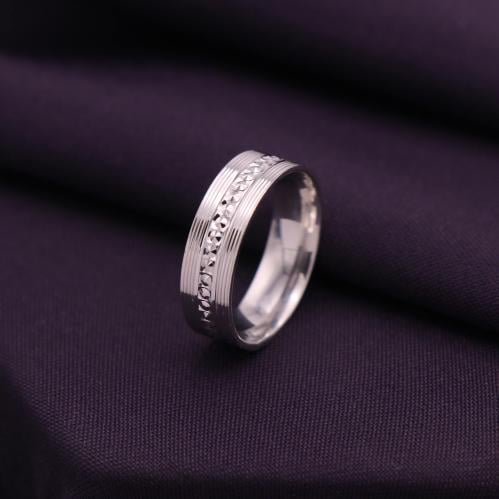 دبلة فضة رجالي عيار 925