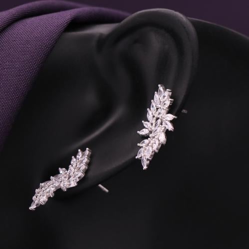 حلق فضة نسائي عيار 925