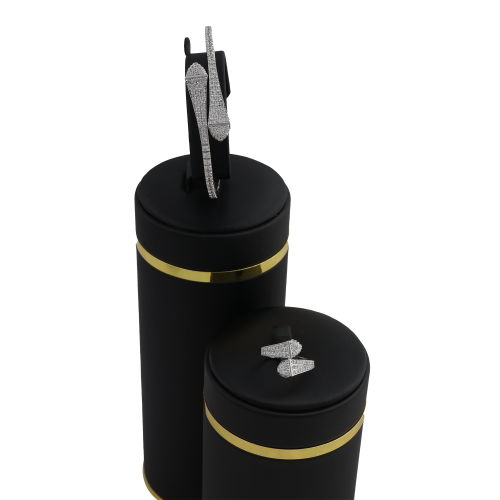 اسوارة وخاتم ذهب أبيض عيار 18