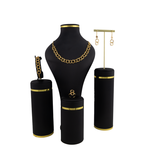 طقم ذهب عيار 21