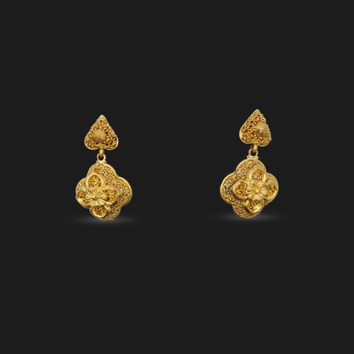 حلق هندي ذهب عيار 21