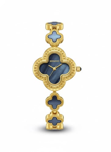 ساعة نسائية للمناسبات ذهبية