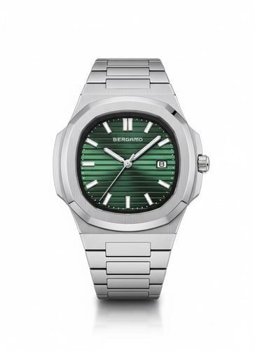 ساعة رجالية فضية