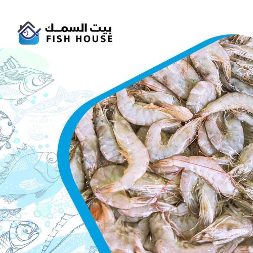 روبيان بحري احمر طازج