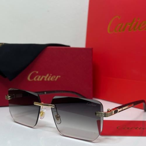 نظارات كارتييه (Cartier) مع الملحقات.