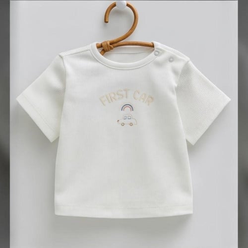 طقم أطفال 3 قطع قطن تركي بسترة وقلنسوة - صناعة ترك...