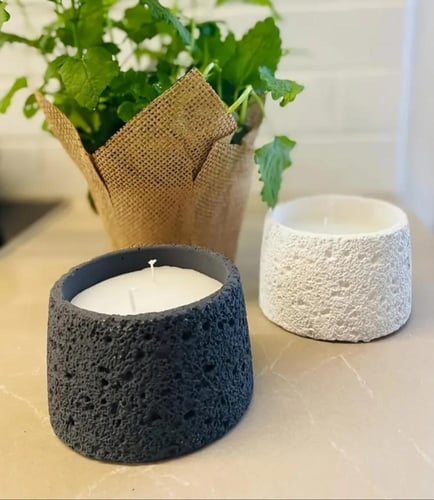 شموع perforated stone