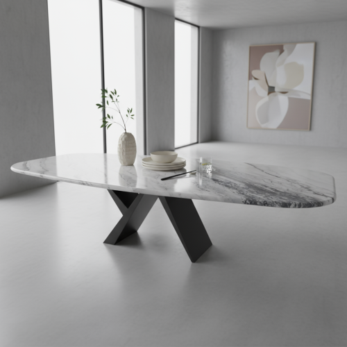 طاولة طعام هيل 120x260