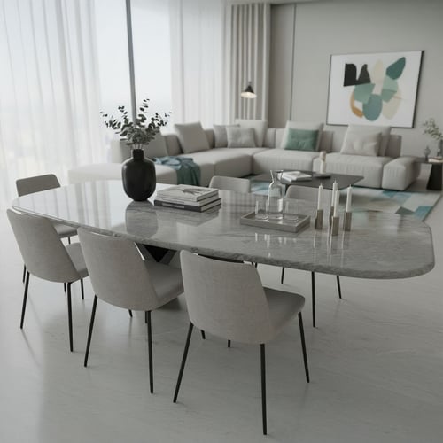 طاولة طعام هيل 120x240