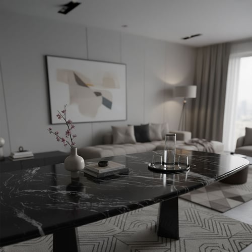 طاولة طعام دايموند 120x240