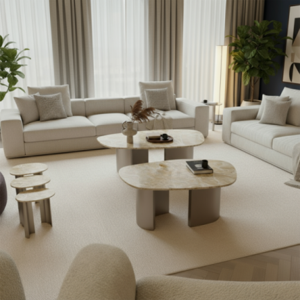 طاولة قهوة ستون 70x140