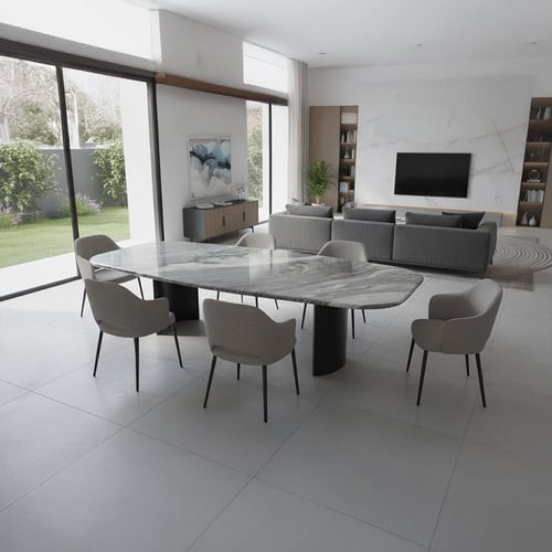 طاولة طعام آرش 120x240