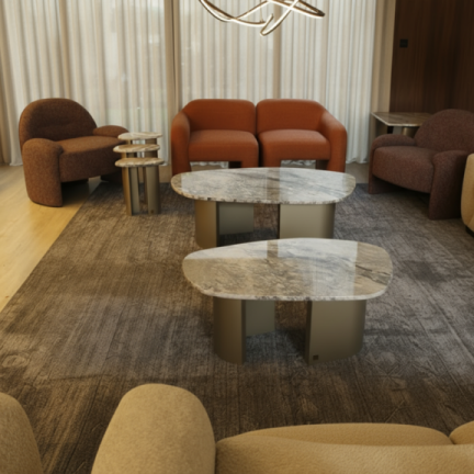 طاولة قهوة ستون 70x140