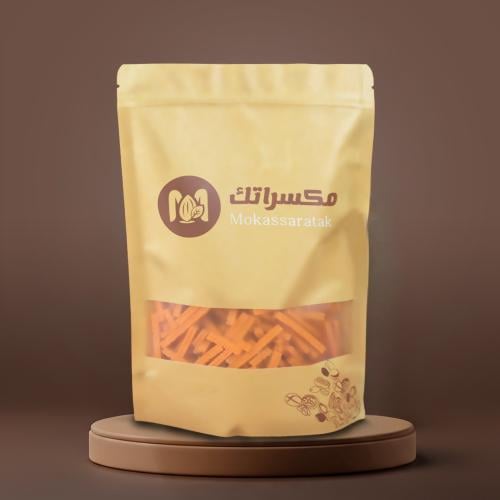مقرمشات ذرة أعواد بنكهة الكاتشب - وجبة خفيفة مقرمش...