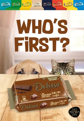 دليسو - ويفر مقرمشة بنكهة كريم الكاكاو الفاخر