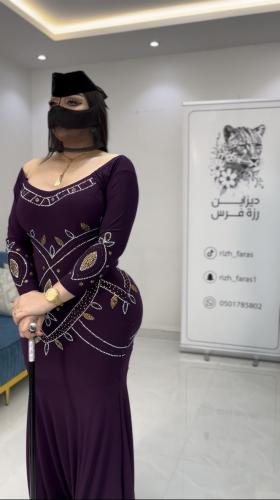 فستان بنفسجي كرستال